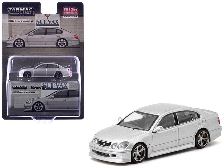 Tarmac Works T64G-081-SL VERTEX Toyota Aristo JZS161 1:64 Silver