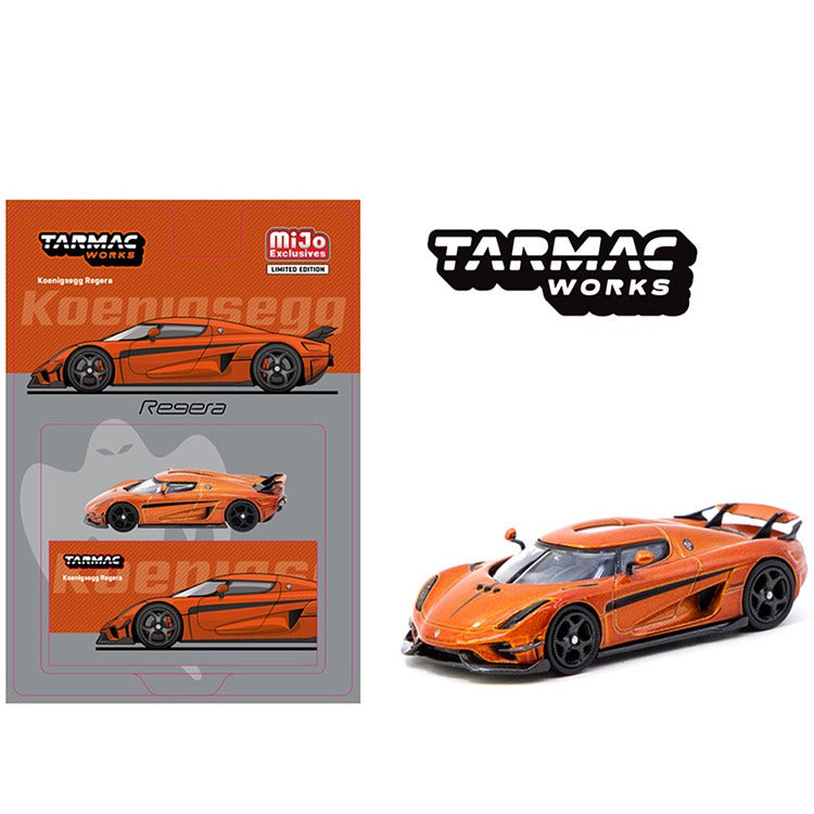 Tarmac Works T64G-TL017-OR Koenigsegg Regera 1:64 Orange Metallic