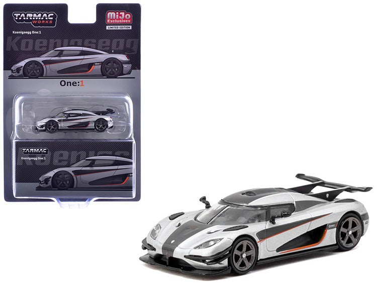 Tarmac Works T64G-TL054-SL Koenigsegg One:1 1:64 Silver