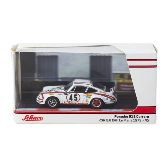 Tarmac Works T64S-023-73LM45 Porsche 911 Carrera RSR 2.8 24h Le Mans 1973 #45 Winner 1:64