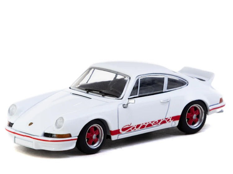 Tarmac Works T64S-023-WR Porsche 911 Carrera RS 2.7 Lightweight 1:64 White / Red