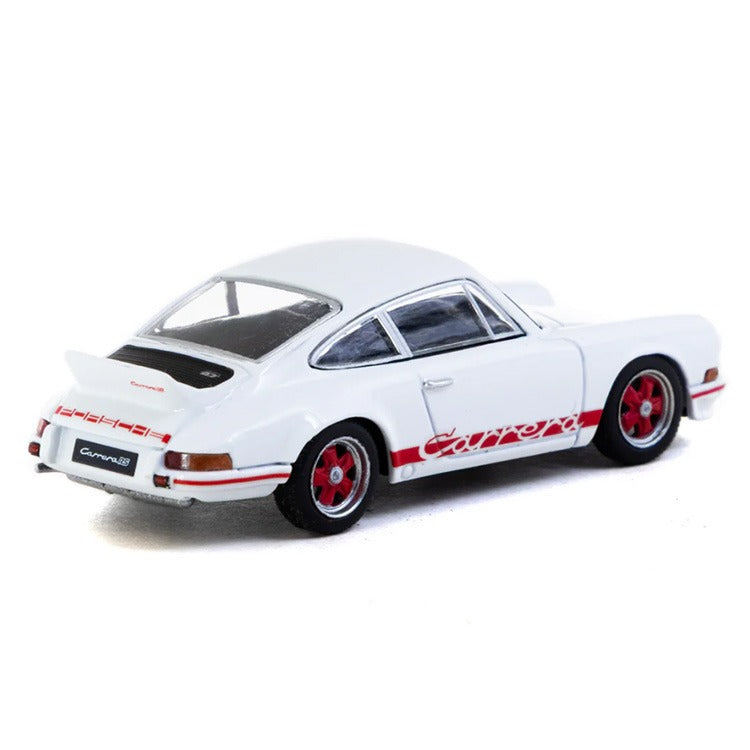 Tarmac Works T64S-023-WR Porsche 911 Carrera RS 2.7 Lightweight 1:64 White / Red
