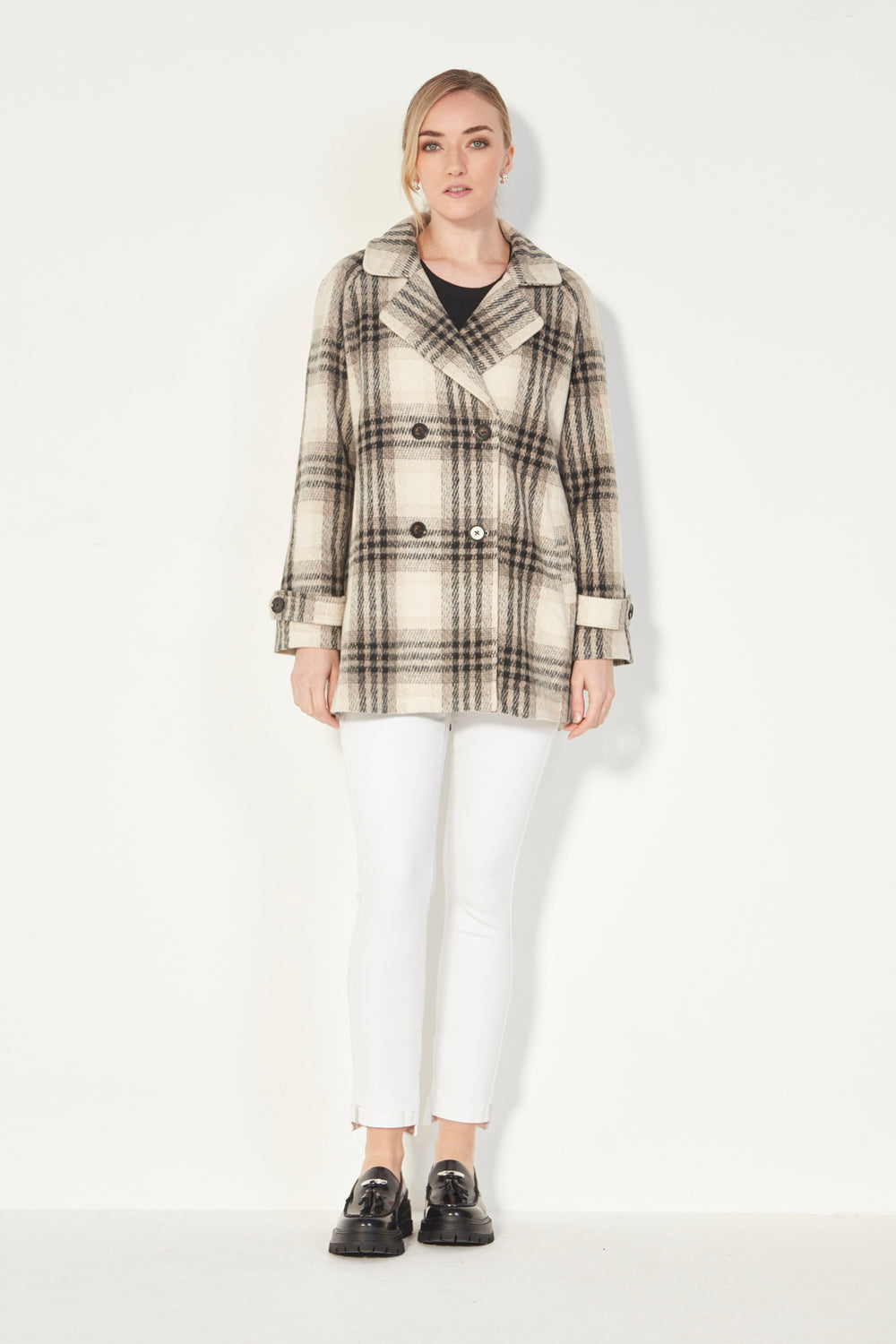 Tori Coat - Check