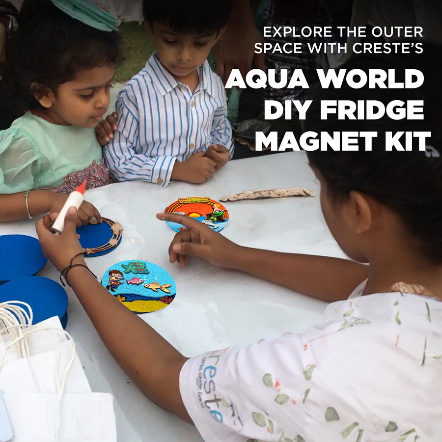 DIY Fridge Magnet Aquarium Theme Kit | 4years+