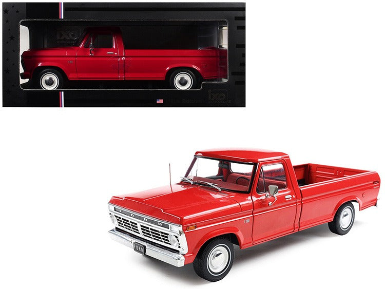 IXO Model U18RDC003 1974 Ford F-100 Pick Up Truck 1:18 Red
