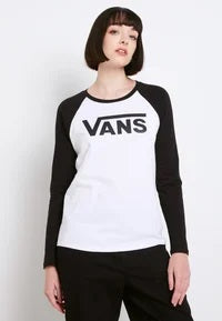 WM DROP V LS RAGLAN-B WHITE