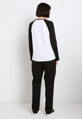 WM DROP V LS RAGLAN-B WHITE