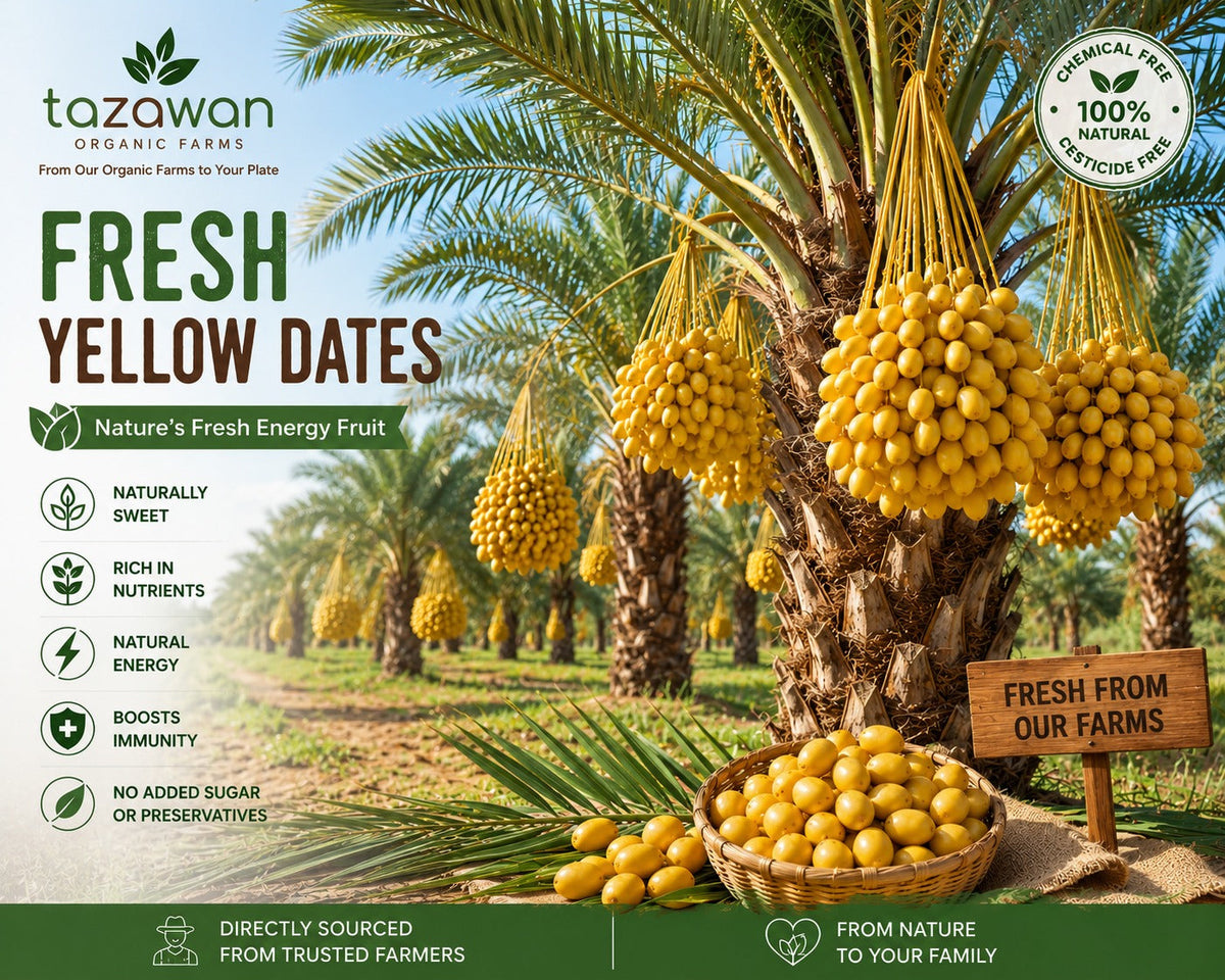 Fresh Yellow Dates 250gm