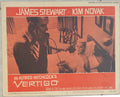Alfred Hitchcocks Vertigo James Stewart lobby card 1958 bed