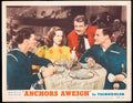 Anchors Aweigh Autographed Original Vintage Lobby Card movie poster  Frank Sinatra 55-5