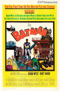 Batman Original Vintage One Sheet Movie Theater Poster Adam West Burt Ward