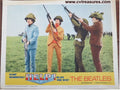 Beatles Help Lobby Card movie poster rifles 1965
