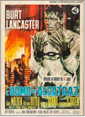Birdman of Alcatraz Original Vintage Movie Theater Poster Burt Lancaster large Italian 4-Fogli