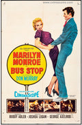 Bus Stop Original Vintage One Sheet Movie Poster Marilyn Monroe