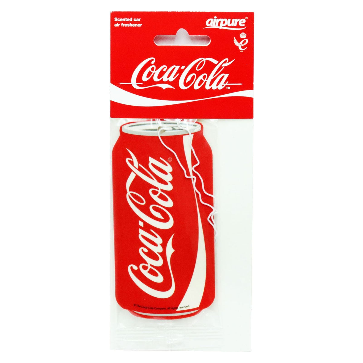 Coca-Cola Can Car Air Freshener Fragrance Scent 2D - Original Coca-Cola
