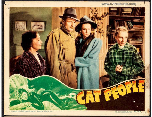 Cat People Original Vintage Horror Lobby Card Movie Poster 2