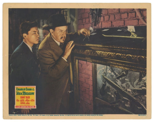 Charlie Chan at the Wax Museum Vintage Movie Theater Poster Lobby Card 2