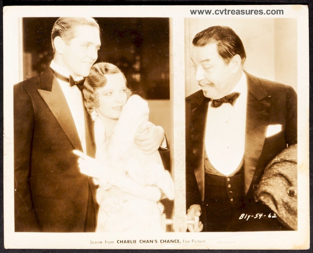 Charlie Chans Chance Vintage Movie Theater Photo Warner Oland