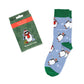 Christmas Bauble Penguin Bamboo Socks