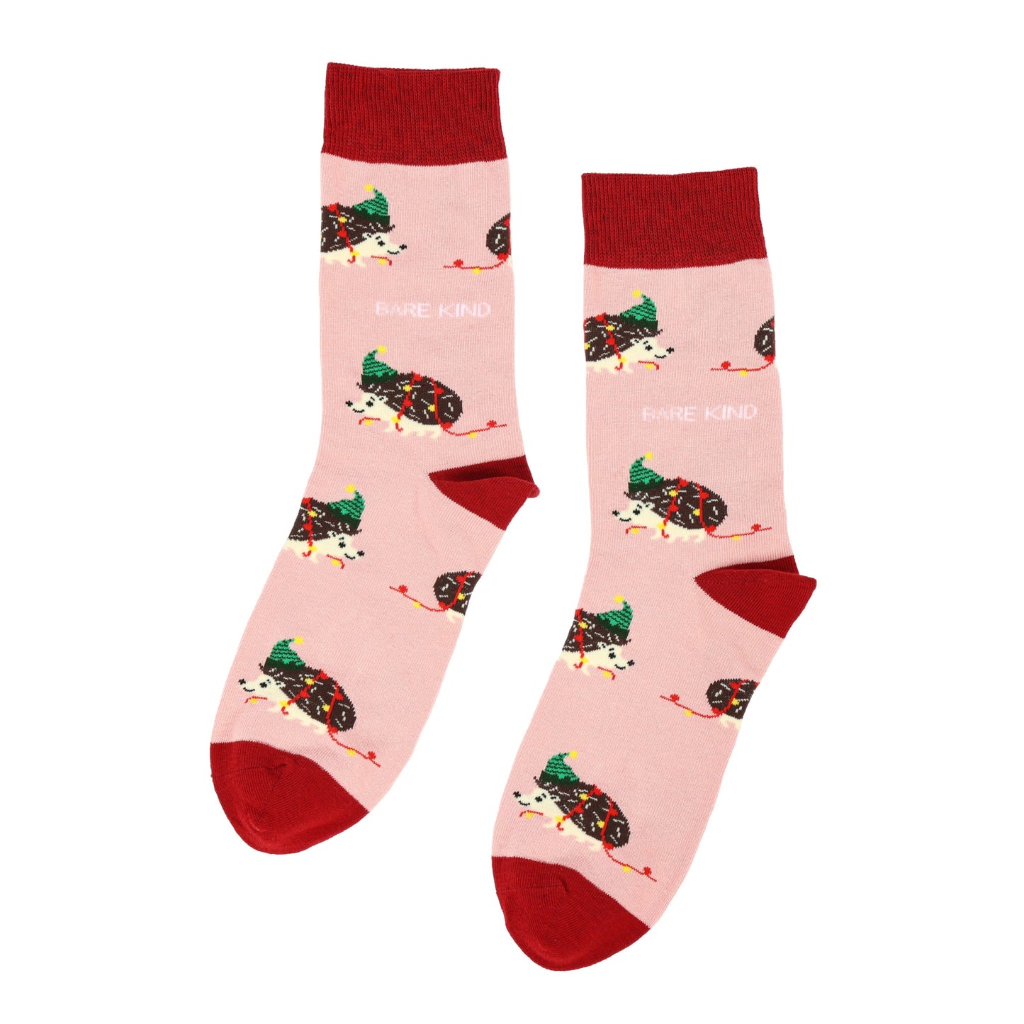 Christmas Hedgehog 2 Pack Bamboo Sock Set