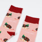 Christmas Save the Hedgehog Bamboo Socks