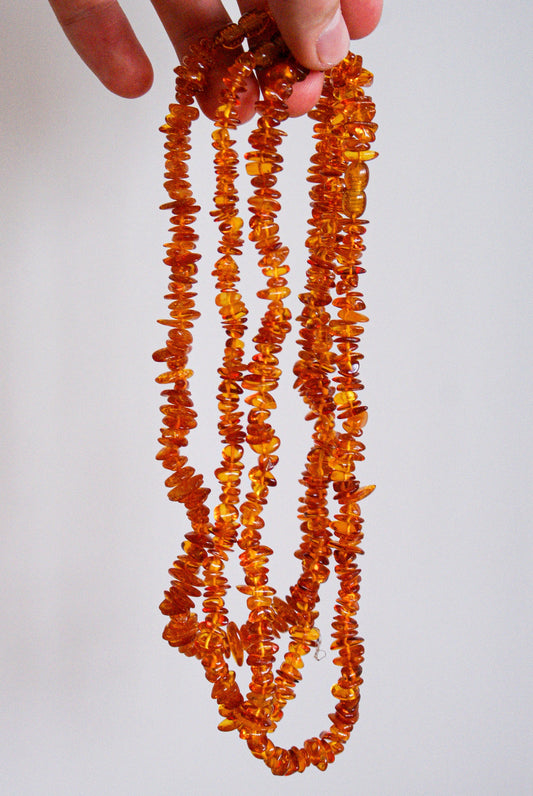 COLLAR CHIPS DE ÁMBAR
