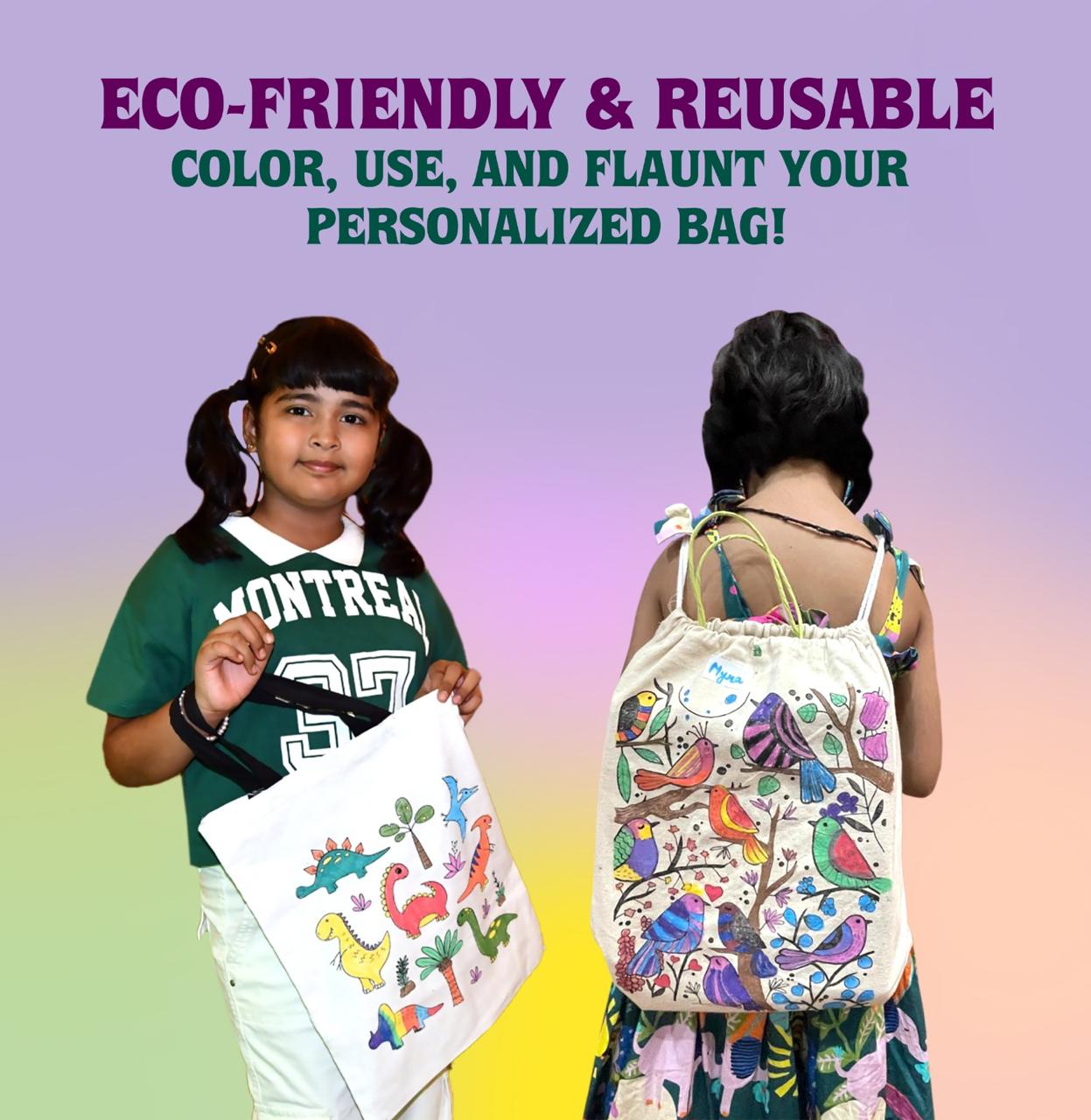 "Elevate Your Style with our Premium Colored Bag Set:
