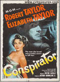 Conspirator Vintage movie poster one sheet Elizabeth Taylor 1949