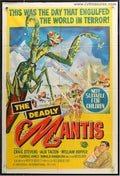 Deadly Mantis Vintage Sci Fi Horror Movie Poster Classic one she