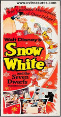 Disneys Snow White and Seven Dwarfs Vintage Movie Poster insert