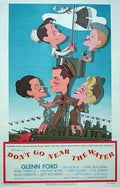 Dont Go Near the Water Vintage Movie Poster Glenn Ford