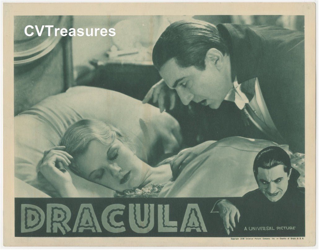 Dracula Original Vintage Horror Lobby Card Movie Poster Bela Lugosi  &nbsp;