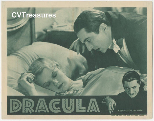 Dracula Original Vintage Horror Lobby Card Movie Poster Bela Lugosi  &nbsp;