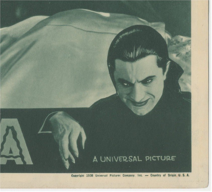 Dracula Original Vintage Horror Lobby Card Movie Poster Bela Lugosi  &nbsp;