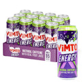 Vimto Original Real Fruit Energy Drink + Natural Caffeine + B Vitamins, Prime Energy Juice Drink Big Can 500ml (Box of 12)