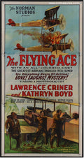 Flying Ace Original Authentic Vintage Movie Theater Poster Three Sheet  antique aviation 1926