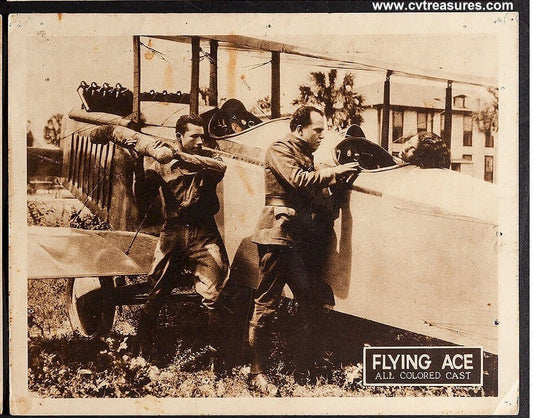 Flying Ace Original Vintage Lobby Card Silent Movie Poster Antique Aviation 3