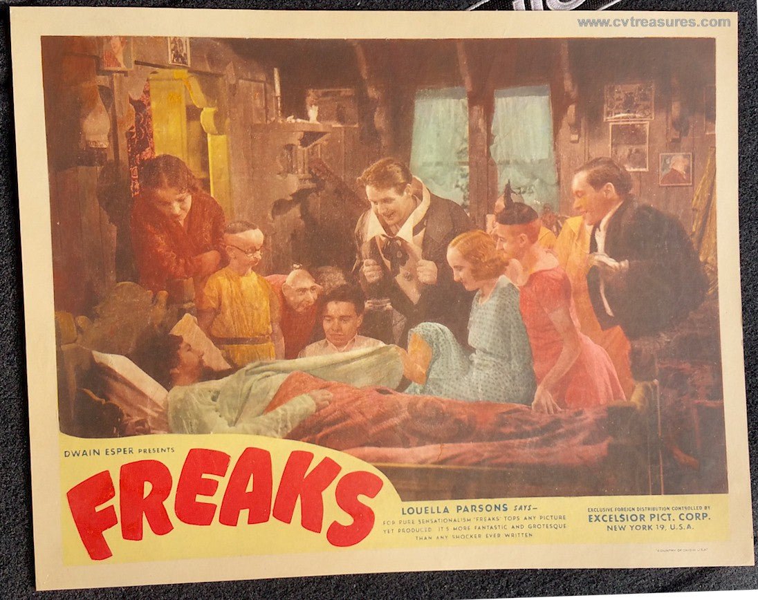 Freaks Vintage Movie Poster Lobby Card 1949 Group Scene - MUST SEE!
