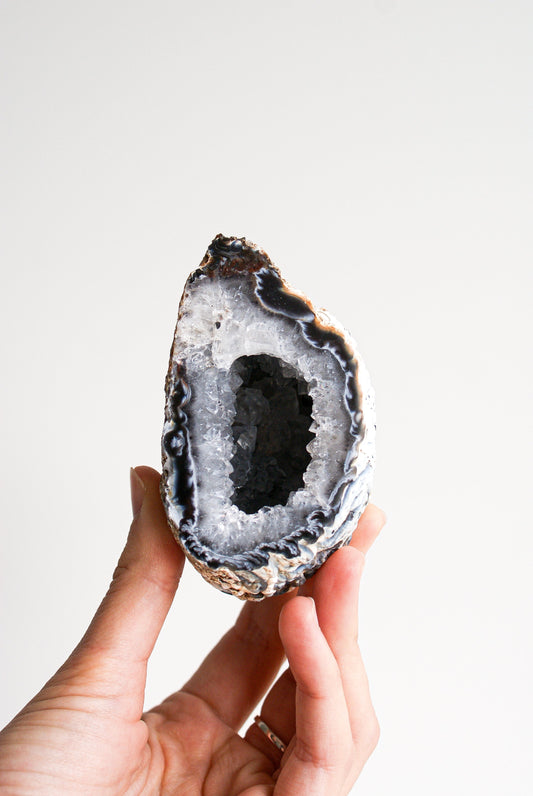 GEODINO DE ÁGATA CRISTALIZADA