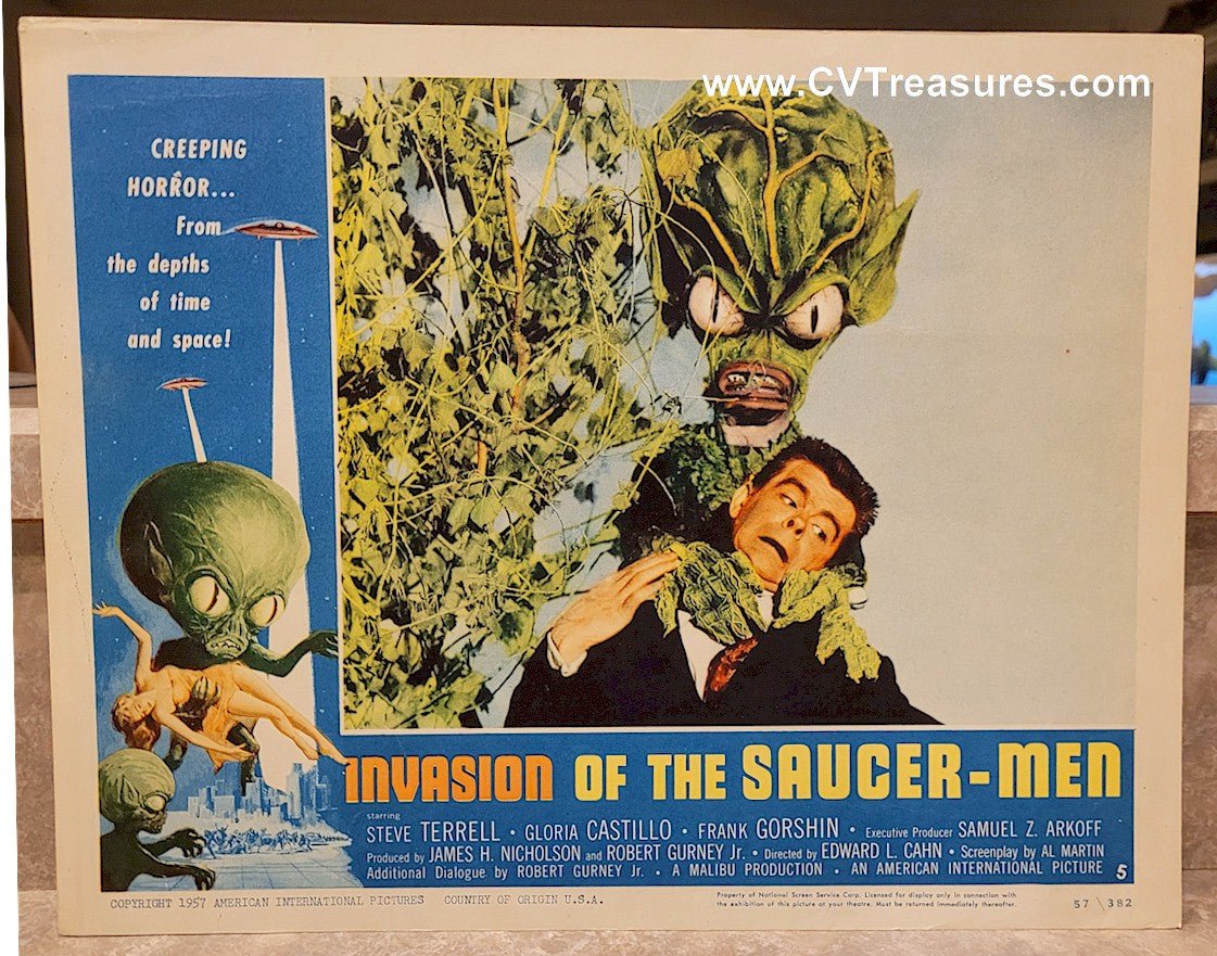 Invasion of the Saucer-Men Original Authentic vintage lobby card movie theater poster choke