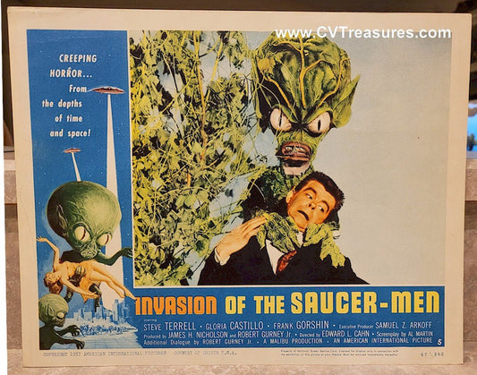 Invasion of the Saucer-Men Original Authentic vintage lobby card movie theater poster choke