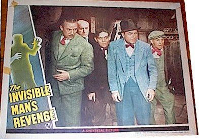 Invisible Mans Revenge, 1944 Horror Classic Lobby Card 1
