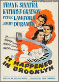 It Happened in Brooklyn vintage movie poster Frank Sinatra 1947