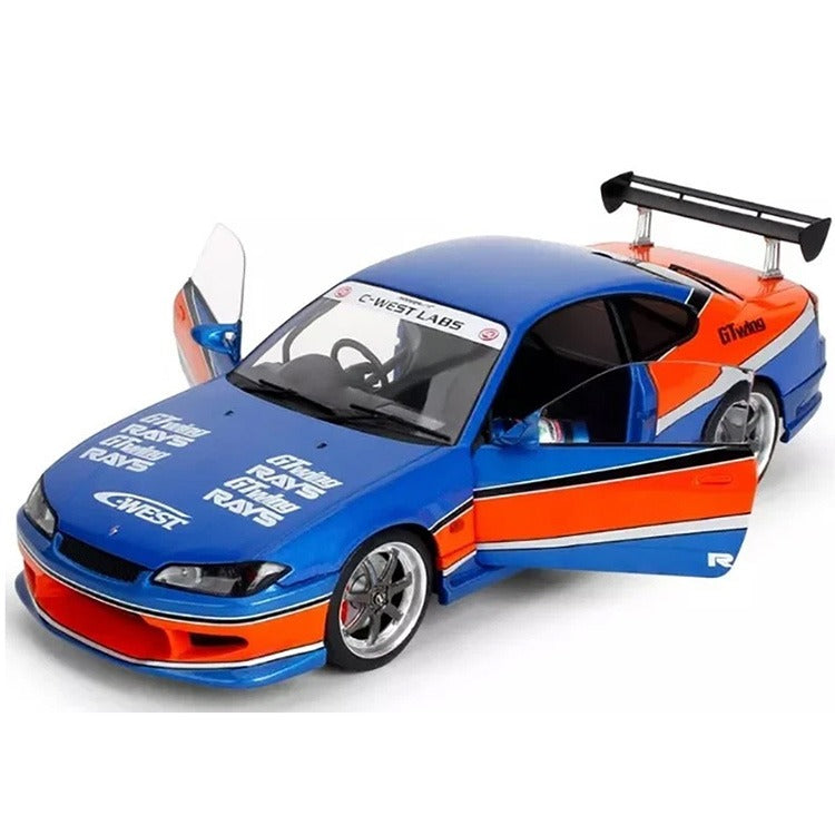 Jada 37772 Fast & Furious 25 Years 2002 Nissan S15 1:18 Blue