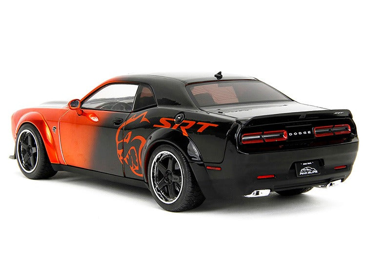 Jada 35722 Pink Slips 2015 Dodge Challenger SRT Hellcat 1:18 Orange / Black