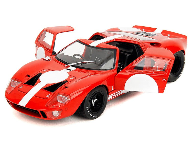 Jada 36381 Pink Slips Ford GT-40 MK 1 1:18 Red / White
