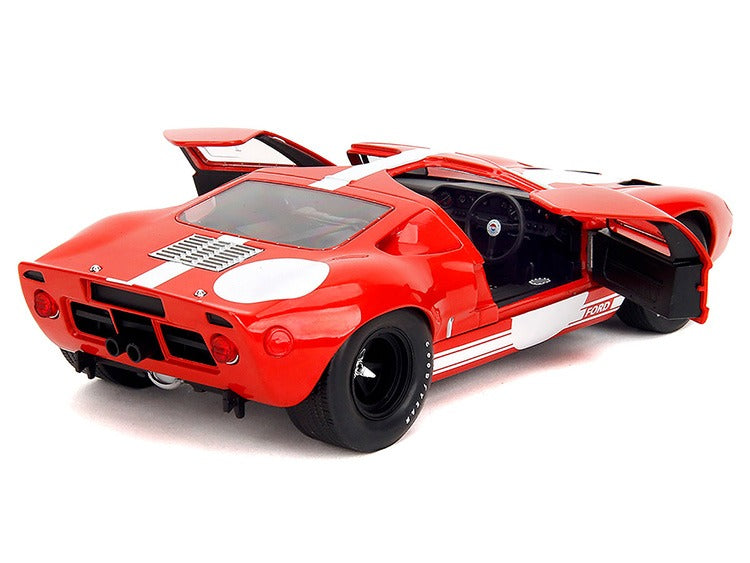 Jada 36381 Pink Slips Ford GT-40 MK 1 1:18 Red / White