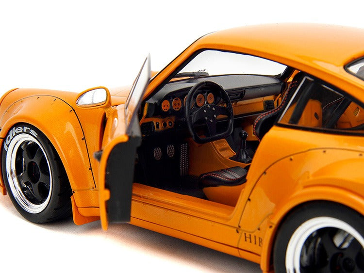 Jada 36383 Pink Slips Porsche Rauh Welt Begriff RWB Body Kit Hibki 1:18 Orange