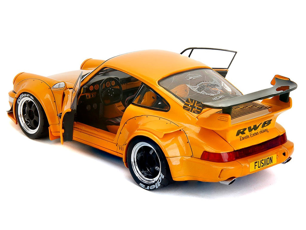 Jada 36383 Pink Slips Porsche Rauh Welt Begriff RWB Body Kit Hibki 1:18 Orange