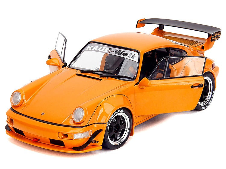 Jada 36383 Pink Slips Porsche Rauh Welt Begriff RWB Body Kit Hibki 1:18 Orange